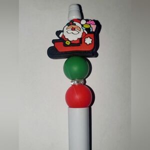 🎄Unique Handmade Holiday Charm Pens ☃️